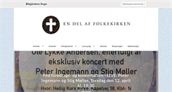 Desktop Screenshot of blaagaardensogn.dk